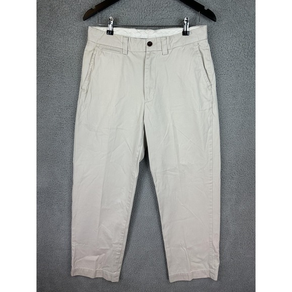 ralph lauren classic fit dress pants Ralph Lauren Mens Solid Green Washable Hemmed Regular Fit Chino Pants main image 1